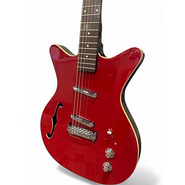 Used Danelectro Fifty Niner DC red top Hollow Body Electric Guitar