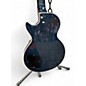 Used 2024 Epiphone Les Paul Custom Figured Blue Solid Body Electric Guitar