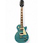 Used 2018 Epiphone Les Paul Traditional pro iii plus Trans Blue Solid Body Electric Guitar thumbnail
