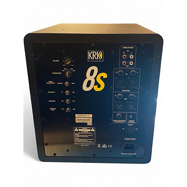 Used KRK S8 Powered Subwoofer