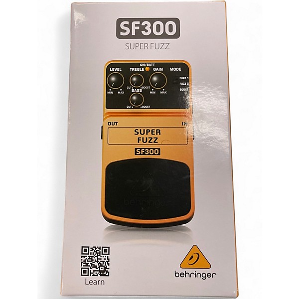 Used Behringer SF300 Super Fuzz Effect Pedal