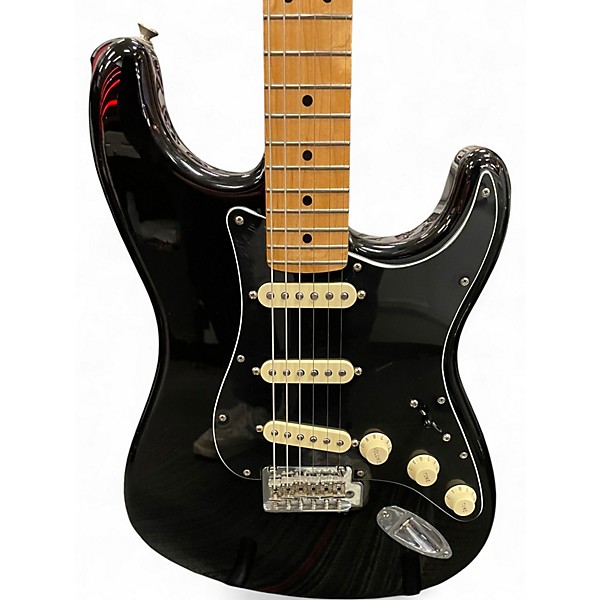 Used Fender Player Stratocaster Black Solid Body Electric Guitar