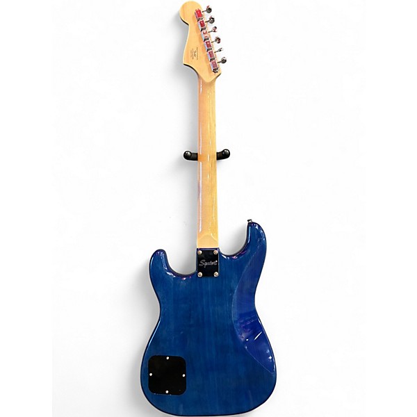 Used Squier Strat-O-Sonic Blue Solid Body Electric Guitar