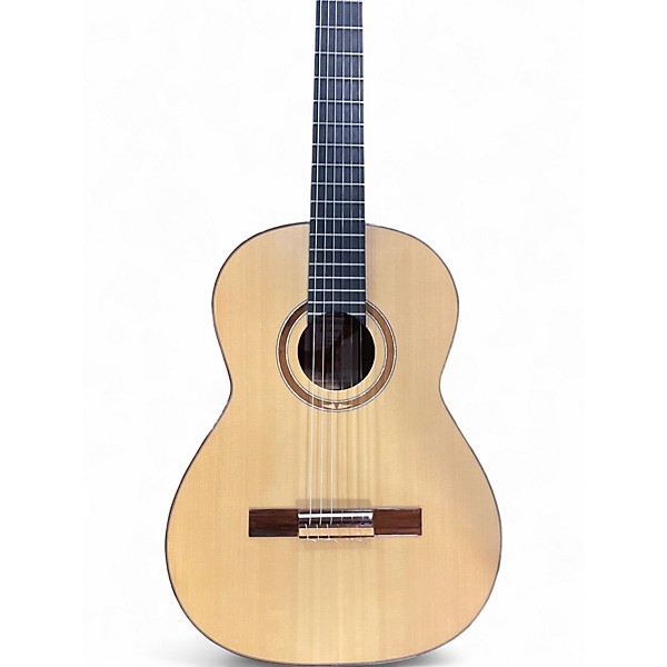 Used 2020 Ortega Custom Master M5CS Natural Classical Acoustic Guitar