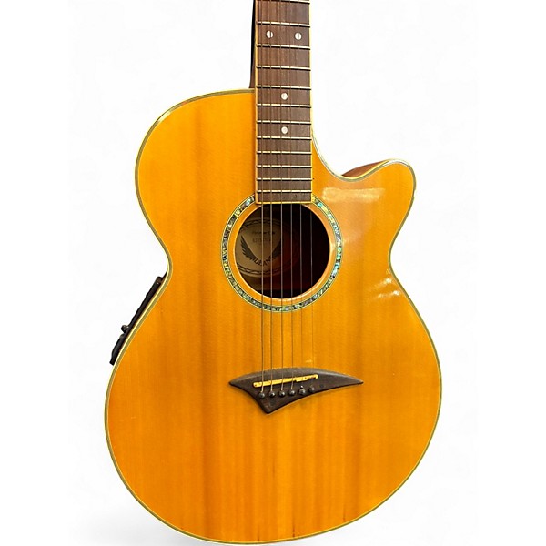 Used Dean Performer E GN Natural Acoustic Electric Guitar