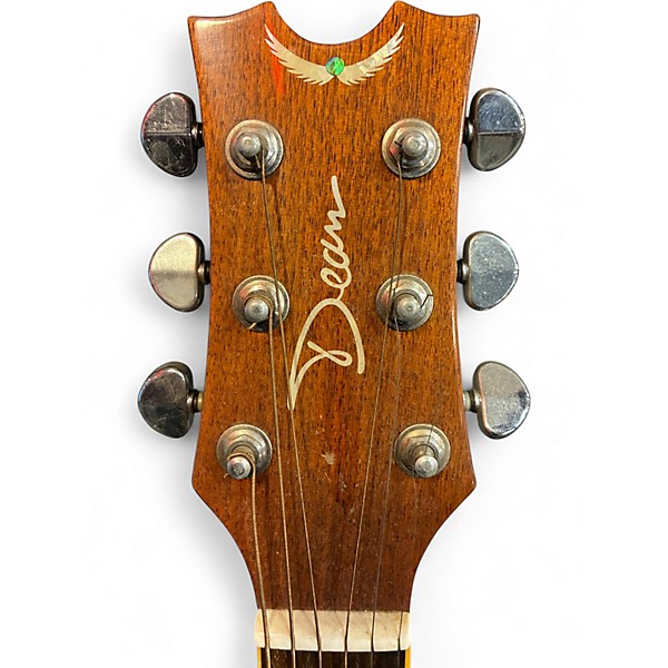 Used Dean Performer E GN Natural Acoustic Electric Guitar