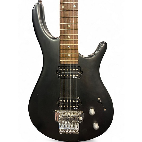 Used Dean Razor FS Black Solid Body Electric Guitar