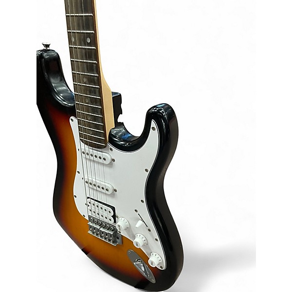 Used Donner STANDARD 2 Tone Sunburst Solid Body Electric Guitar