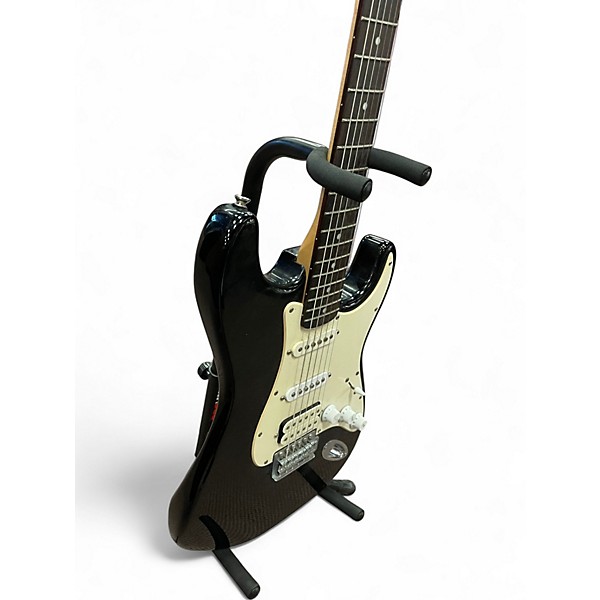 Used Squier Affinity Stratocaster Black and White Solid Body Electric Guitar