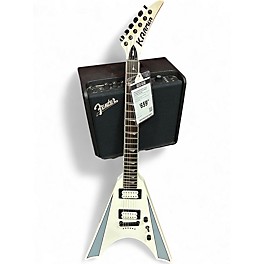 Used Kramer Nite-V Plus Alpine White Solid Body Electric Guitar