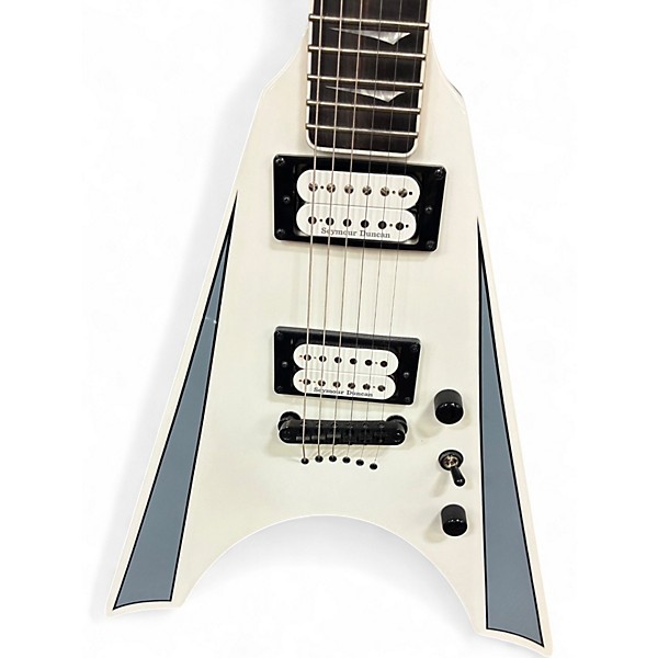 Used Kramer Nite-V Plus Alpine White Solid Body Electric Guitar