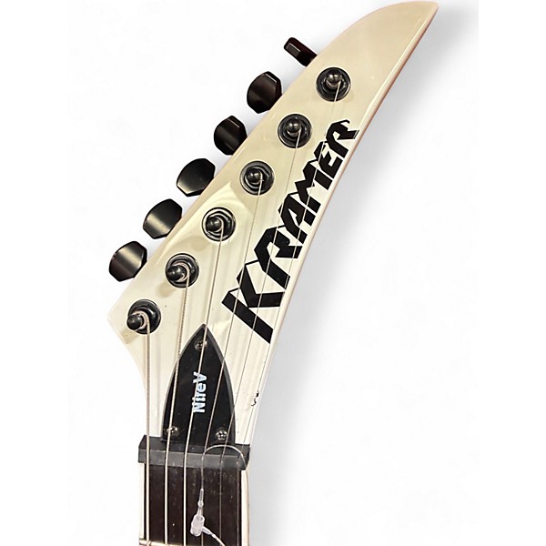 Used Kramer Nite-V Plus Alpine White Solid Body Electric Guitar