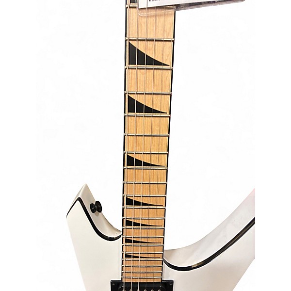 Used Jackson JS Series Warrior Alpine White Solid Body Electric Guitar