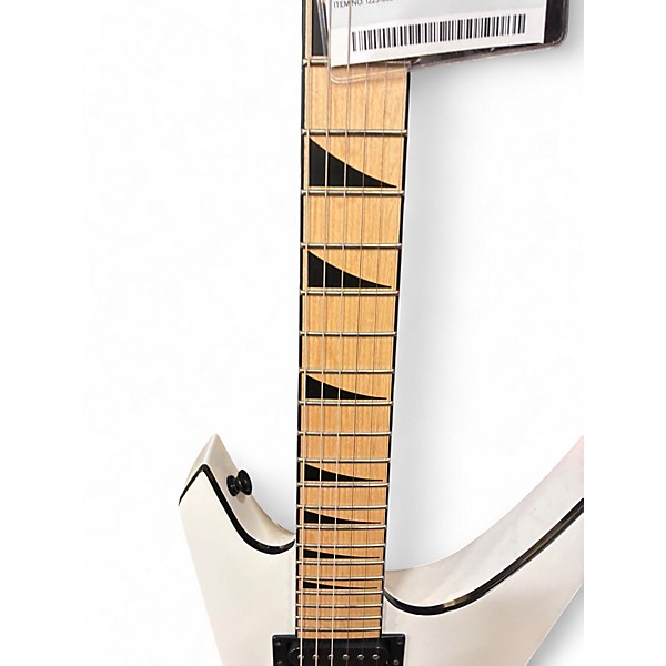 Used Jackson JS Series Warrior Alpine White Solid Body Electric Guitar