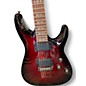 Used Schecter Guitar Research Demon 6 Dark Cherry Burst Solid Body Electric Guitar