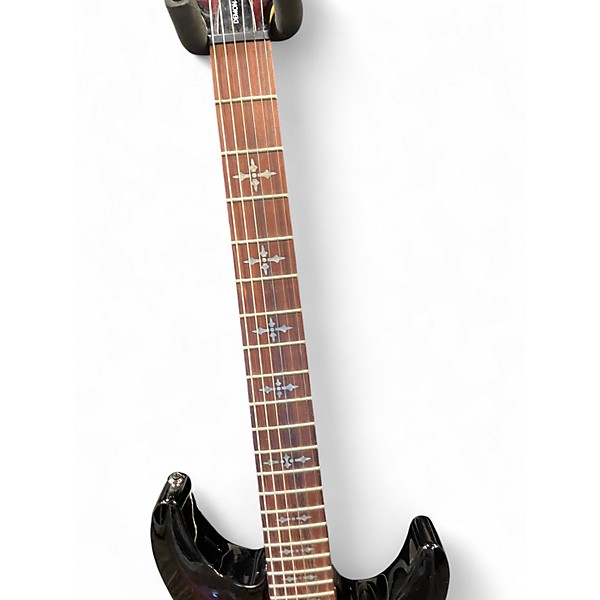 Used Schecter Guitar Research Demon 6 Dark Cherry Burst Solid Body Electric Guitar