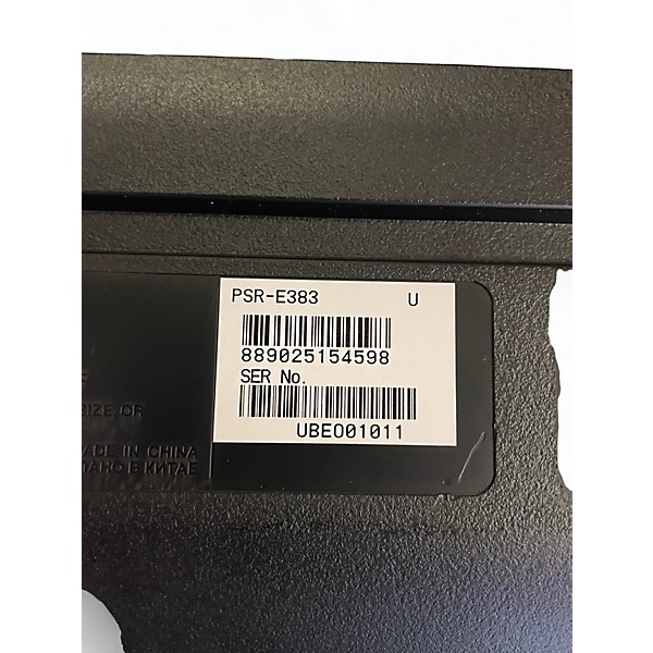 Used Yamaha PSR E383 Portable Keyboard