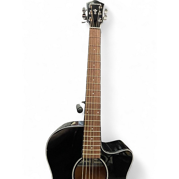 Used Ibanez AEG50 Black Acoustic Electric Guitar