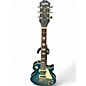 Used Epiphone Les Paul Traditional Pro IV Blue Solid Body Electric Guitar thumbnail