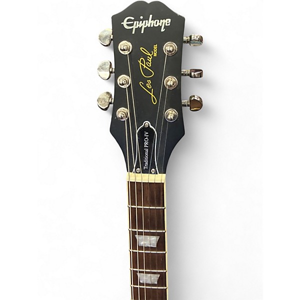 Used Epiphone Les Paul Traditional Pro IV Blue Solid Body Electric Guitar