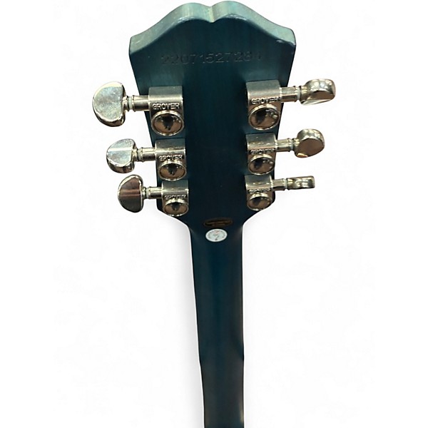 Used Epiphone Les Paul Traditional Pro IV Blue Solid Body Electric Guitar