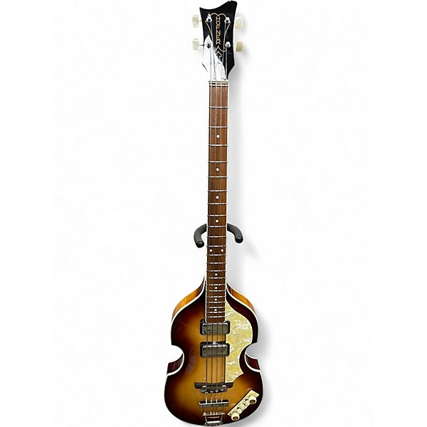 Used Hofner HCT-500 2 Color Sunburst Electric Bass Guitar