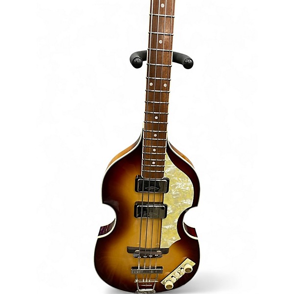 Used Hofner HCT-500 2 Color Sunburst Electric Bass Guitar