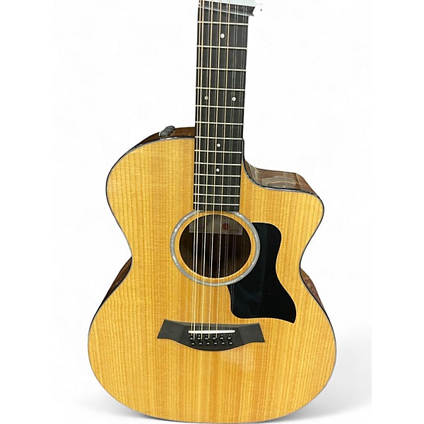 Used Taylor 254CE PLUS Natural 12 String Acoustic Electric Guitar