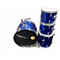Used TKO 4 Piece Miscellaneous Blue Drum Kit thumbnail