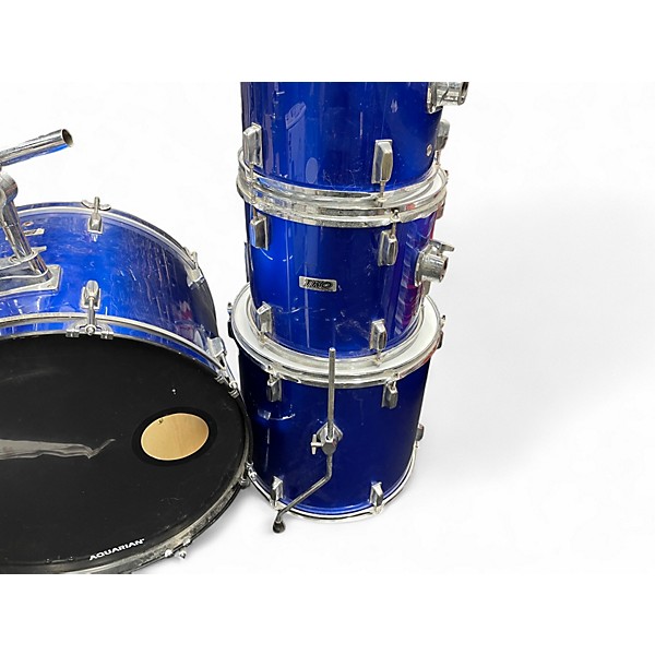 Used TKO 4 Piece Miscellaneous Blue Drum Kit