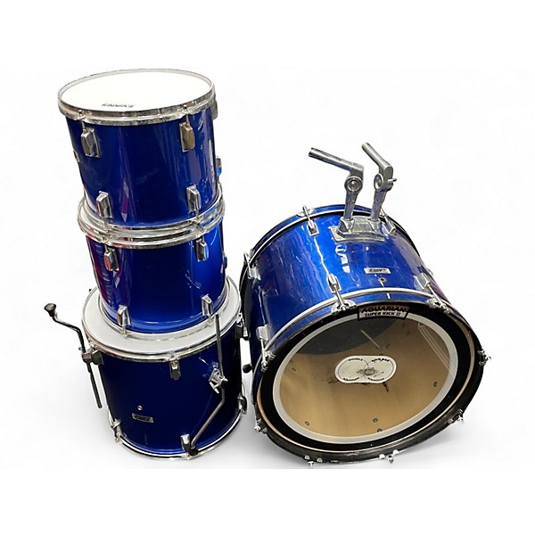 Used TKO 4 Piece Miscellaneous Blue Drum Kit