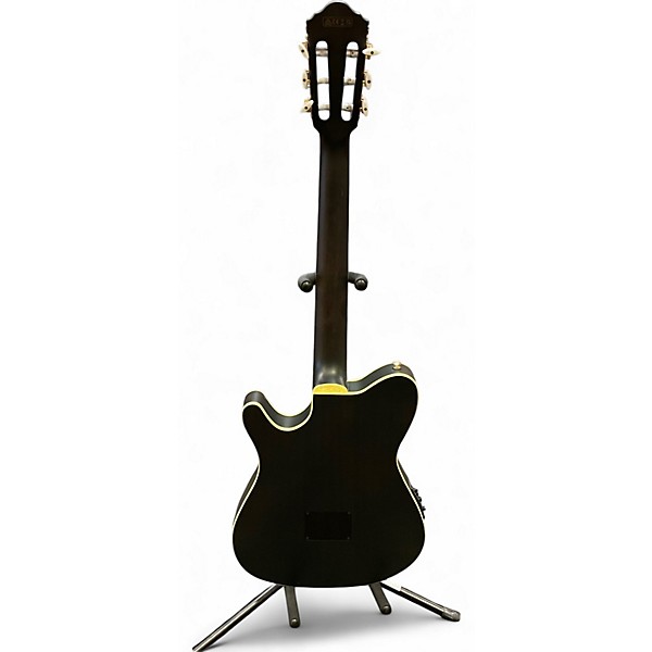 Used Ibanez Tod10n Black Classical Acoustic Electric Guitar