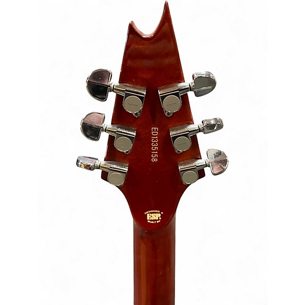 Used Edwards Crying Star Classic Red Solid Body Electric Guitar