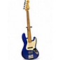 Used Fender Standard Jazz Bass V 5 String Blue Electric Bass Guitar thumbnail