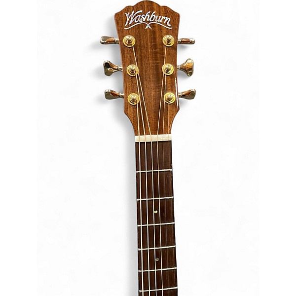 Used Washburn Bella Tono Allure  Natural Acoustic Electric Guitar