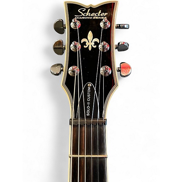 Used Schecter Guitar Research SOLO II Natural Solid Body Electric Guitar