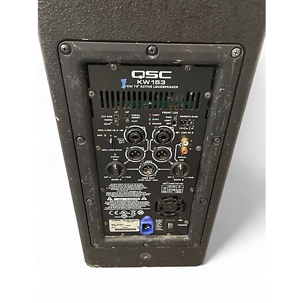 Used QSC KW153 15in 3-Way Powered Speaker