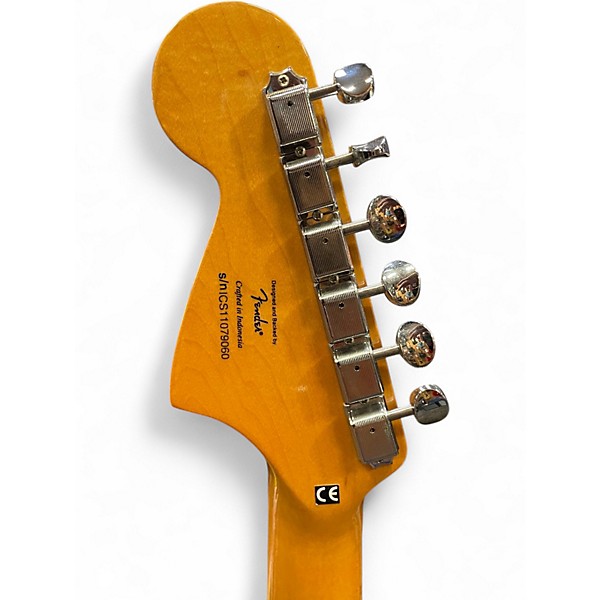 Used Squier Vintage Modified Jaguar TAHITIAN CORAL Solid Body Electric Guitar