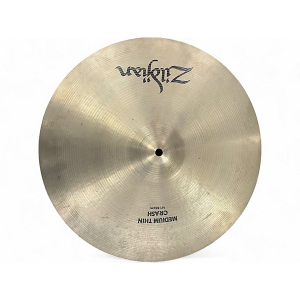 Used Zildjian 16in Medium Thin Crash Cymbal