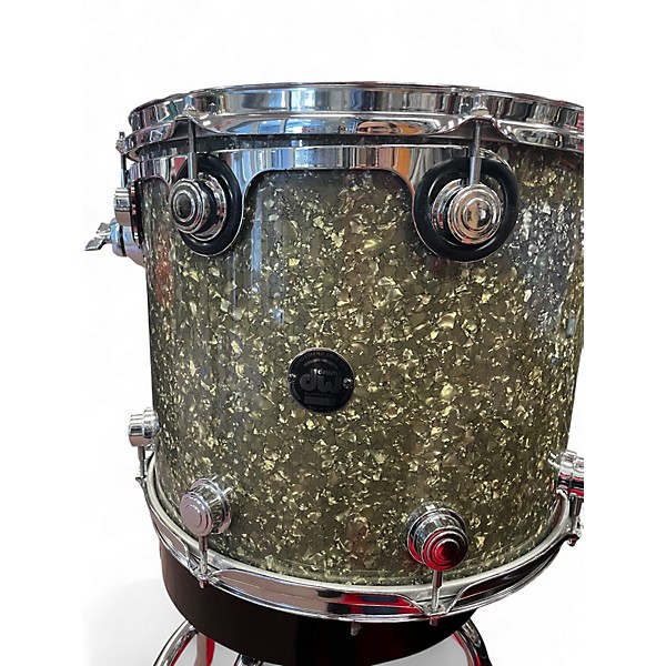 Vintage 1997 DW 3 Piece USA All Maple Cathedral Drum Kit