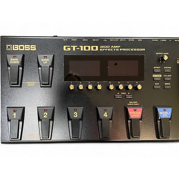 Used BOSS GT100 Effect Processor