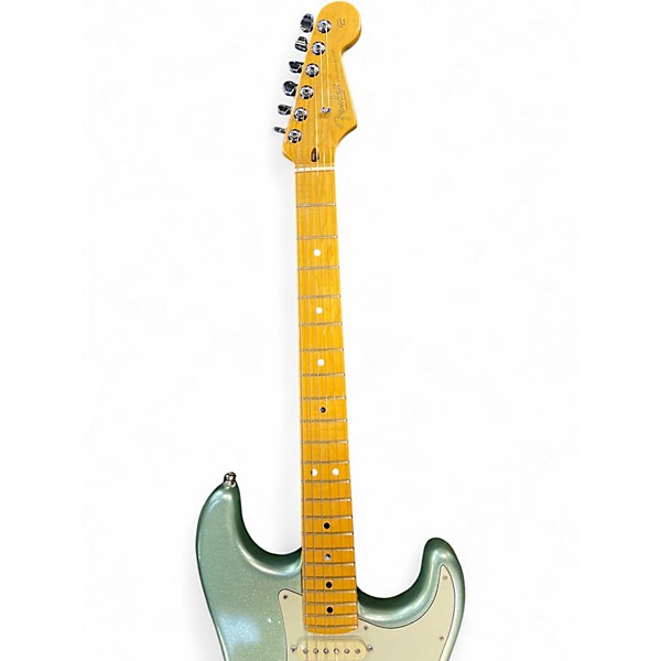 Used Fender American Professional II Stratocaster Mystic Surf Green Solid Body Electric Guitar