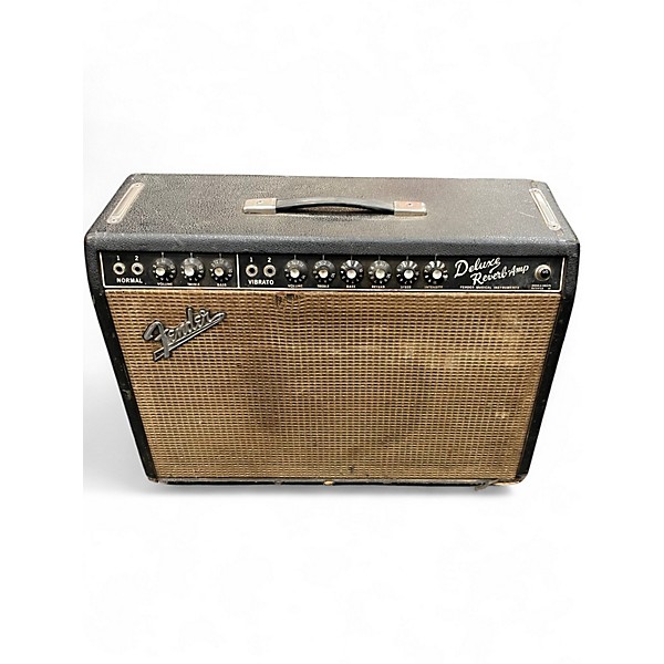 Vintage 1967 Fender Deluxe Reverb 22W 1x12 Tube Guitar Combo Amp
