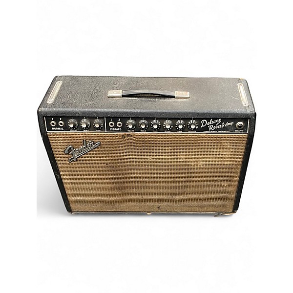 Vintage 1967 Fender Deluxe Reverb 22W 1x12 Tube Guitar Combo Amp