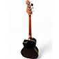 Used Fender Kingman Acoustic Electric Bass Black Acoustic Bass Guitar