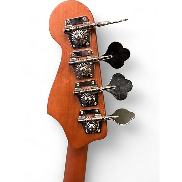 Used Fender Kingman Acoustic Electric Bass Black Acoustic Bass Guitar