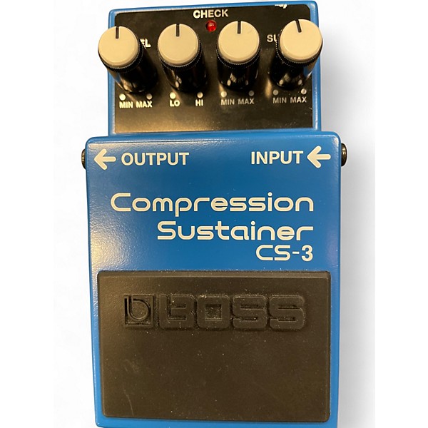 Used BOSS CS3 Compressor Sustainer Effect Pedal
