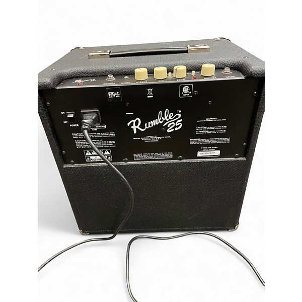 Used Fender Rumble 25 25W 1x8 Bass Combo Amp