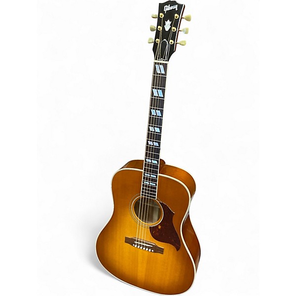 Used Gibson Hummingbird Artist Cherry Sunburst Acoustic Electric Guitar
