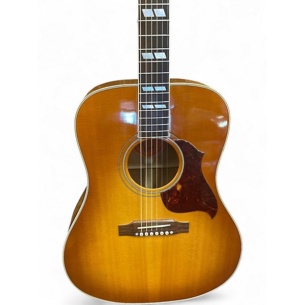 Used Gibson Hummingbird Artist Cherry Sunburst Acoustic Electric Guitar